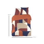 Parure de lit Housse+ 2 taies 240x220 cm FARO