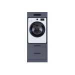 Colonne pour machine à laver ou sèche-linge 1 plateau extensible BUANDERIE OMBRE