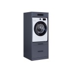 Colonne pour machine à laver ou sèche-linge 1 plateau extensible BUANDERIE OMBRE