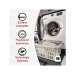 Colonne pour machine à laver ou sèche-linge 1 plateau extensible BUANDERIE OMBRE