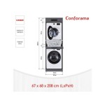 Colonne pour machine à laver et sèche-linge BUANDERIE OMBRE