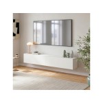 Meuble tv coloris blanc 180 cm  