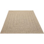 Tapis extérieur intérieur uni - nature - 160 x 230 cm - kansas