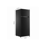 Refrigerateur 2 portes (congél en haut) froid Statique FAR DPG2025DB G - largeur 54 cm x hauteur 142.8 cm