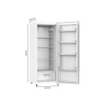 Refrigerateur 1 porte froid Statique FAR RTUG2326DW G - largeur 54.5 cm x hauteur 143 cm