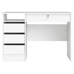 Bureau COLLEGE 3 109.3 cm coloris Blanc