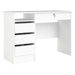 Bureau COLLEGE 3 109.3 cm coloris Blanc