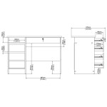 Bureau COLLEGE 109.3 cm
