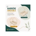 Lit cabane 90x190 cm KONTARBOOR  coloris naturel