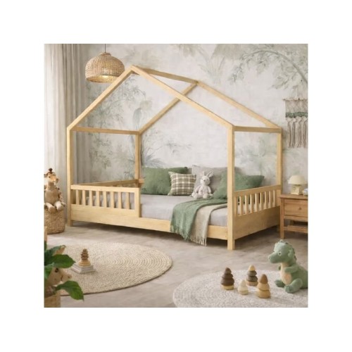 Lit cabane 90x190 cm KONTARBOOR  coloris naturel