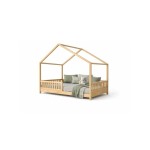 Lit cabane 90x190 cm KONTARBOOR  coloris naturel