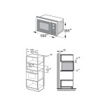 Micro-ondes grill intégrable  AMICA AMB2025X - 25 litre(s)