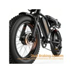 Vélo électrique bk20 750w - pneus 20 - autonomie 80km, freins à disques, suspensions avant et arrière