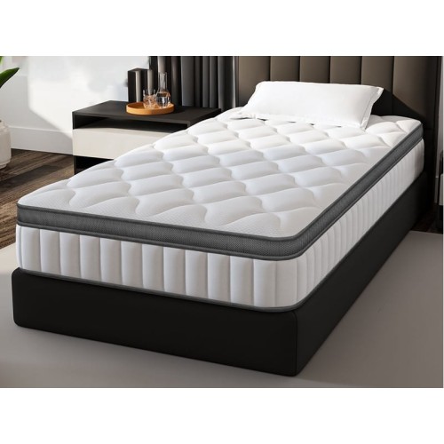 Ensemble matelas et sommier 160x200 cm Ressorts 8 HEURES L INVINCIBLE 21 cm