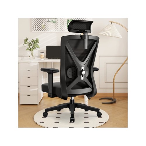 Fauteuil de bureau HIAZURM avec assise réglable en hauteur