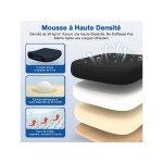 Fauteuil de bureau HIAZURM Rapport qualité-prix avec assise réglable en hauteur