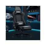 Fauteuil gaming HIAZURM avec assise réglable en hauteur