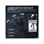 Fauteuil gaming HIAZURM avec assise réglable en hauteur