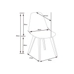 Chaise SACHA coloris blanc