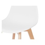 Chaise SACHA coloris blanc