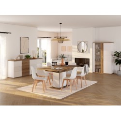 Chaise SACHA coloris blanc