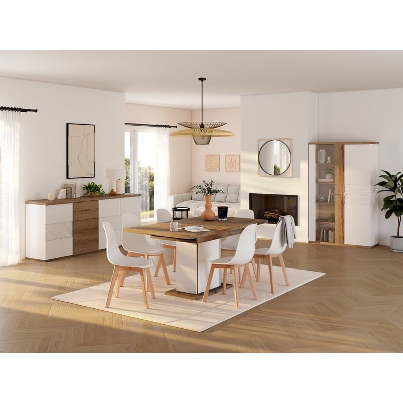 Chaise SACHA coloris blanc