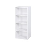 Bibliotheque coloris blanc 3 étagère(s) Cubik - 42 cm x 106 cm