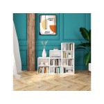 Bibliotheque coloris blanc 3 étagère(s) Cubik - 42 cm x 106 cm