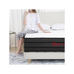 Matelas 160x200 cm INRE  Mousse haute résilience soutien Ferme épaisseur 25 cm