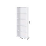 Bibliotheque coloris blanc 4 étagère(s) Cubik - 59.2 cm x 169 cm