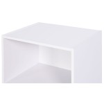 Bibliotheque coloris blanc 4 étagère(s) Cubik - 59.2 cm x 169 cm