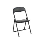 Chaise pliante LILAS 2 coloris noir