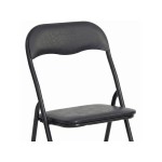 Chaise pliante LILAS 2 coloris noir