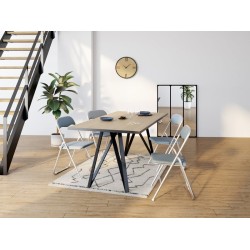 Chaise pliante LILAS 2 coloris gris