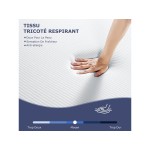 Matelas 160x200 cm INRE  Mousse à mémoire de forme soutien Ferme épaisseur 30 cm