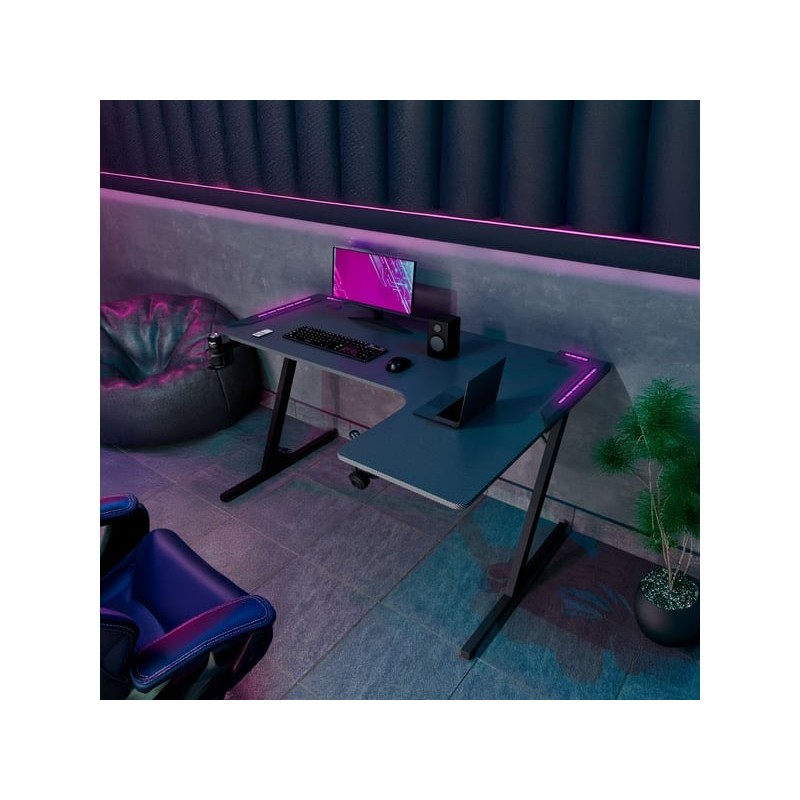 Bureau gaming FRANKYSTAR  coloris noir