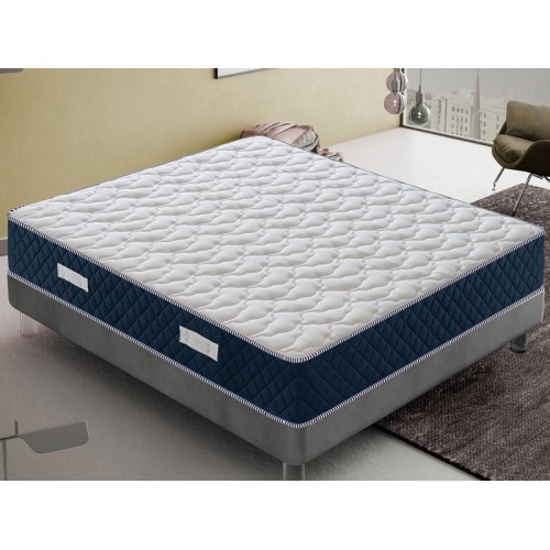 Ensemble matelas et sommier 140x190 cm Mousse BULTEX PRIME QUATUOR soutien Ferme 18 cm