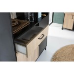 Buffet de cuisine 3 portes 1 tiroir MYLO W F5