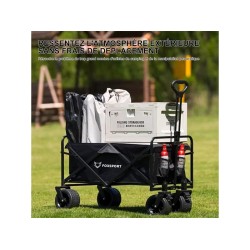  FOXSPORT Camping Cart-Black-01