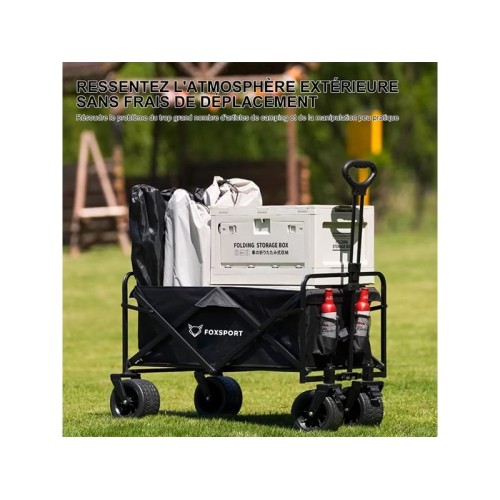  FOXSPORT Camping Cart-Black-01