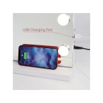 Miroir rectangulaire à poser coloris blanc  8058 - 80 cm x 58 cm