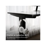 Bureau HOMAVO électrique assis-debout 110 cm coloris noir