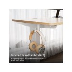 Bureau HOMAVO électrique assis-debout 140 cm coloris naturel