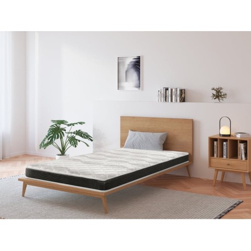 Matelas 90x190 cm IZTOSS pas cher Mousse soutien Souple épaisseur 12 cm