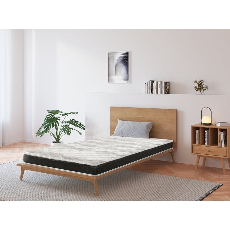Matelas 90x190 cm IZTOSS pas cher Mousse soutien Souple épaisseur 12 cm